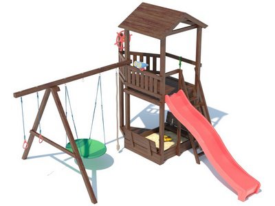 Детский игровой комплекс для дачи серия В3 модель 2