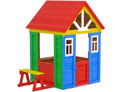 Детский деревянный домик для дачи Лучик 1