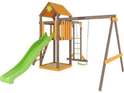 Детская площадка из дерева Игруня 2 DIY