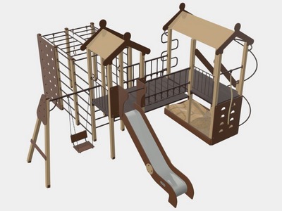 Детский игровой комплекс для улицы TORUDA Шоколад 04090