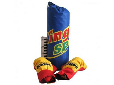 Боксёрский набор  груша + перчатки с креплением King Sport