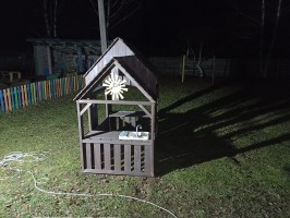 Детский деревянный домик Коттедж 1 - вид 1
