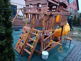 Детская игровая площадка Пейзаж 5 с трубой - вид 2